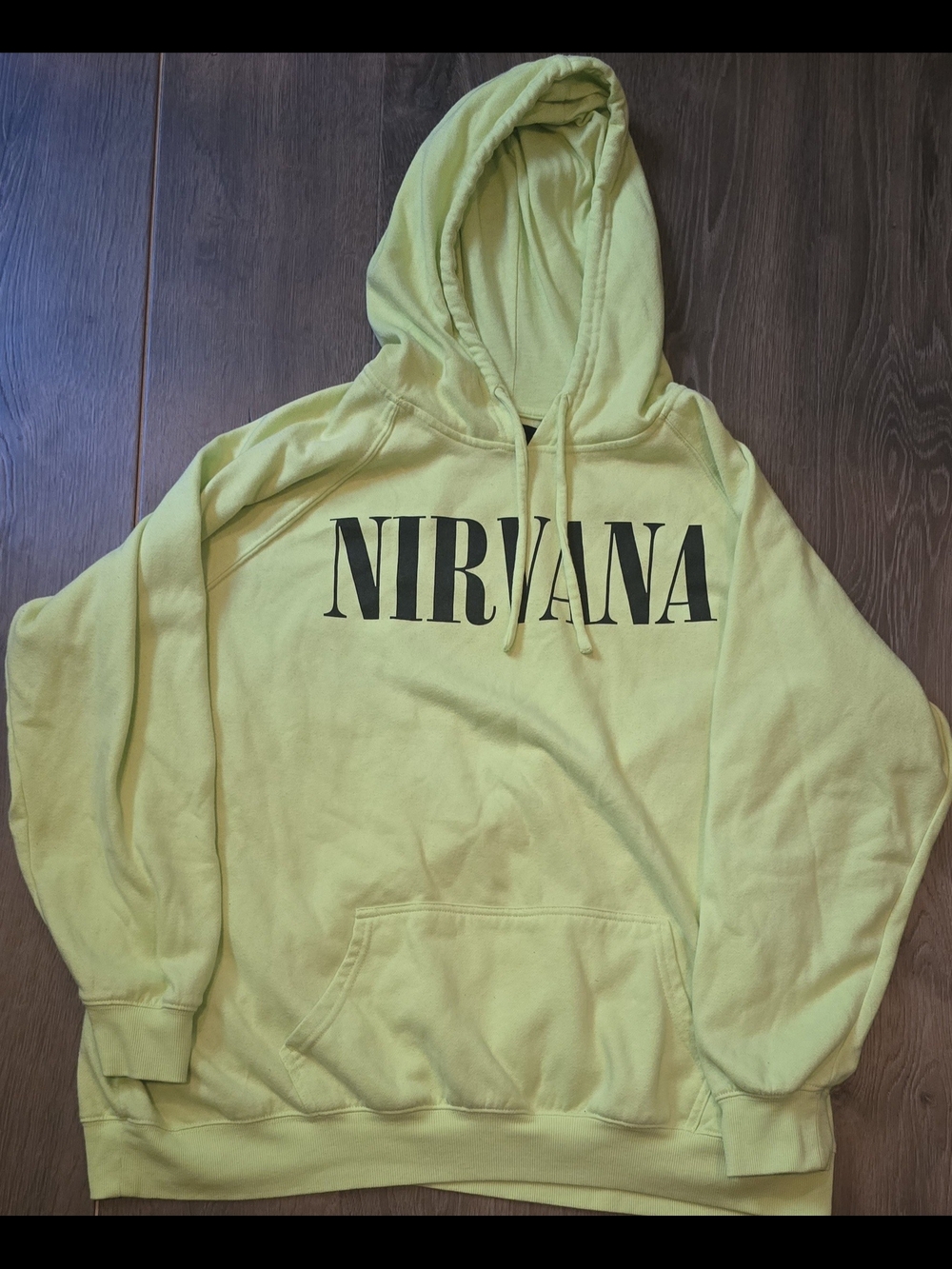 Torrid Nirvana In Utero Graphic Pullover Hoodie Womens Size 3 Lime Green